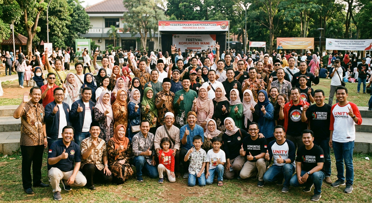 LIVEDRAWSGP 3D Bersama - Program untuk memperkuat hubungan anggota dan masyarakat melalui kegiatan kebersamaan.